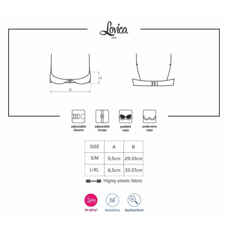 Lovica soutien-gorge bas bonnets couleur rouge