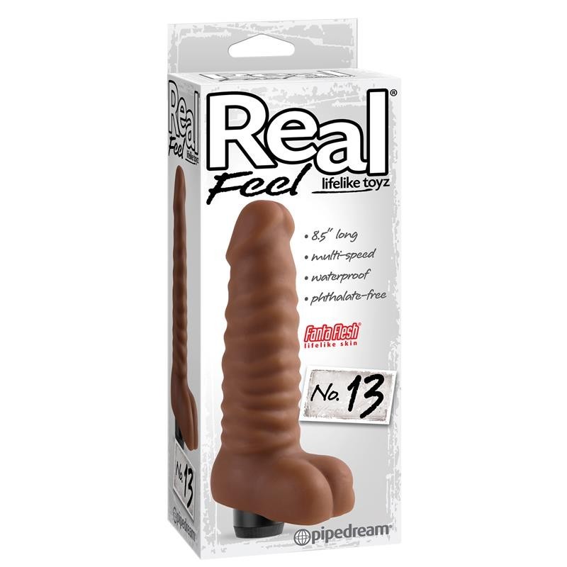 Real Feel Lifelike Toyz Vibromasseur No. 13 Marron