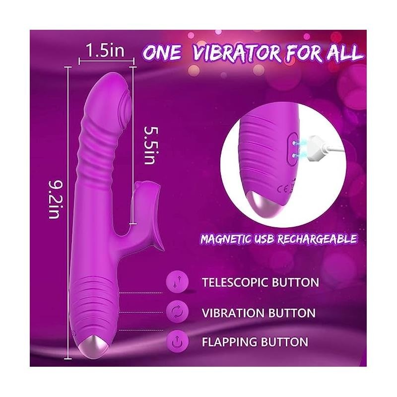 Fenyx vibromasseur avec Poussée et Pulsation