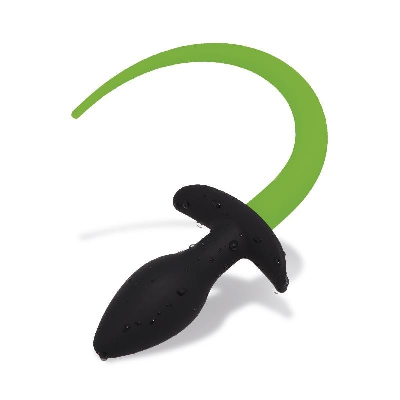 Plug Anal avec queue que phosphorescent