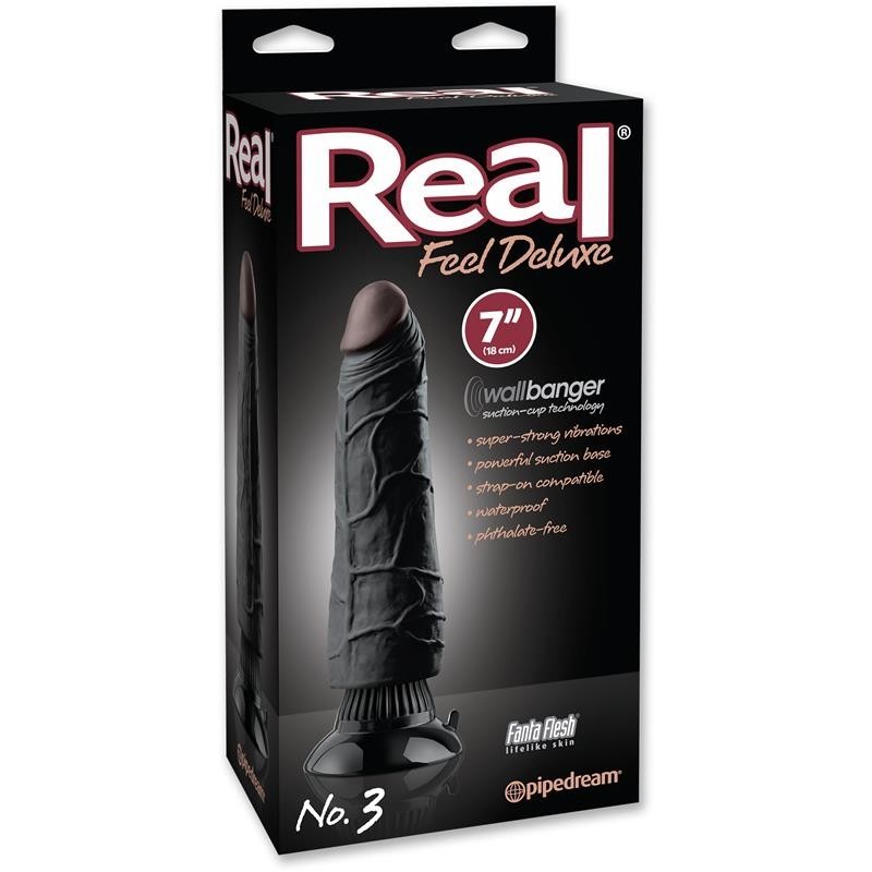 Real Feel Deluxe Número 3 17,8 cm Noir
