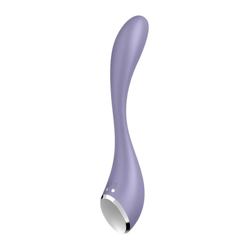 G-Spot Flex 5+ Multi Vibromasseur avec Satisfyer Connect APP Lilas