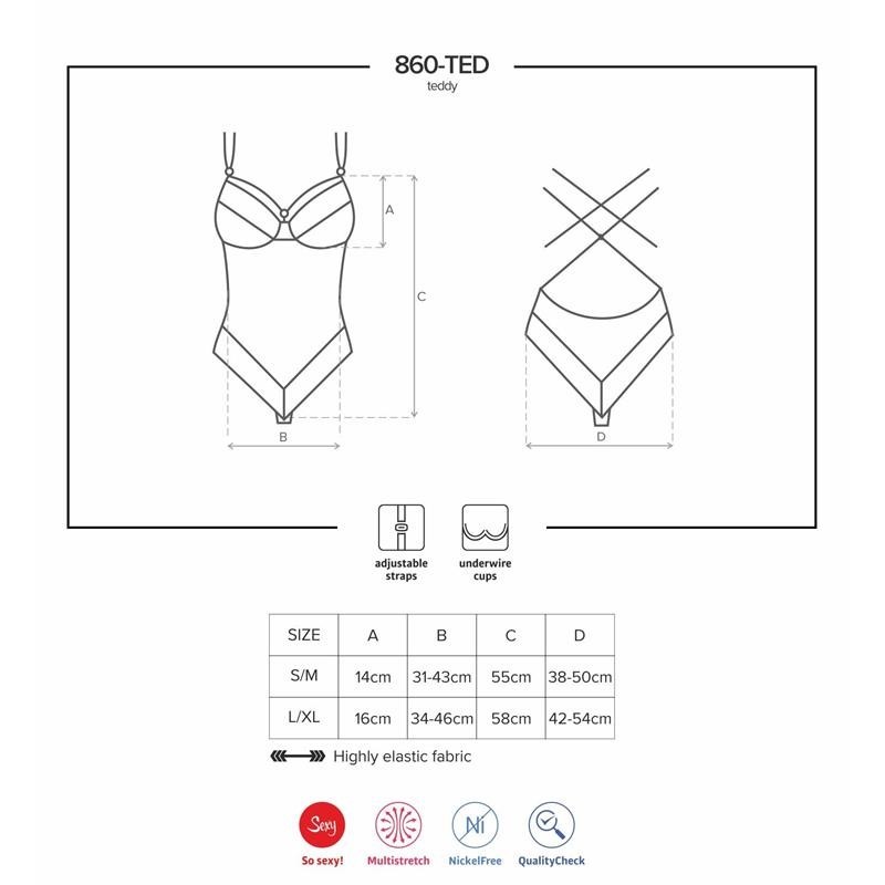 860-TED-1 teddy Couleur Noir