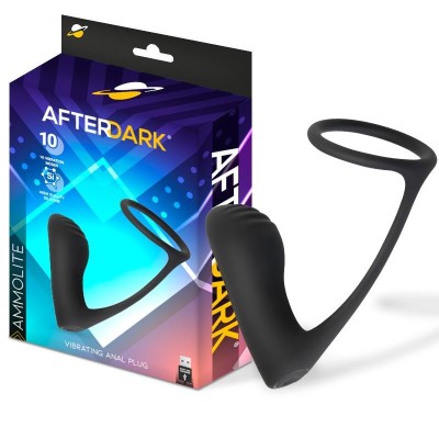 Ammolite Plug Anal vibrant et Anneau pour Testicules