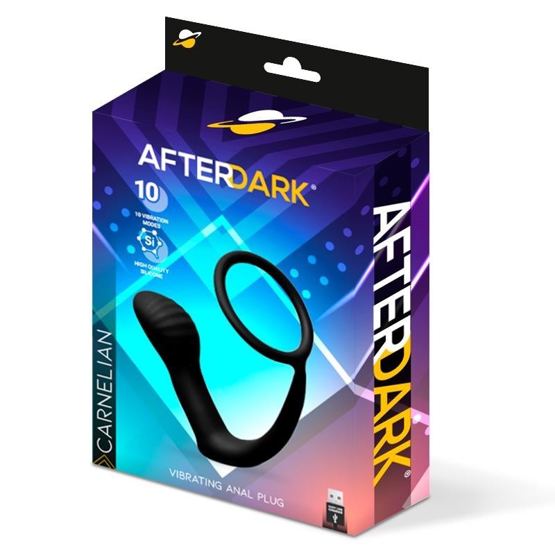 Cornaline Plug Anal vibrant et Anneau pour pénis