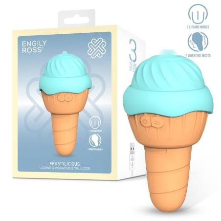 Frostylicious Stimulateur avec Langue Stimulatrice et Vibration
