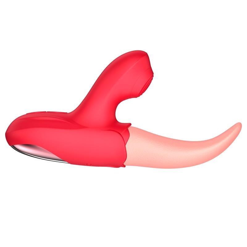 Stimulateur Double avec Langue et Pulsation