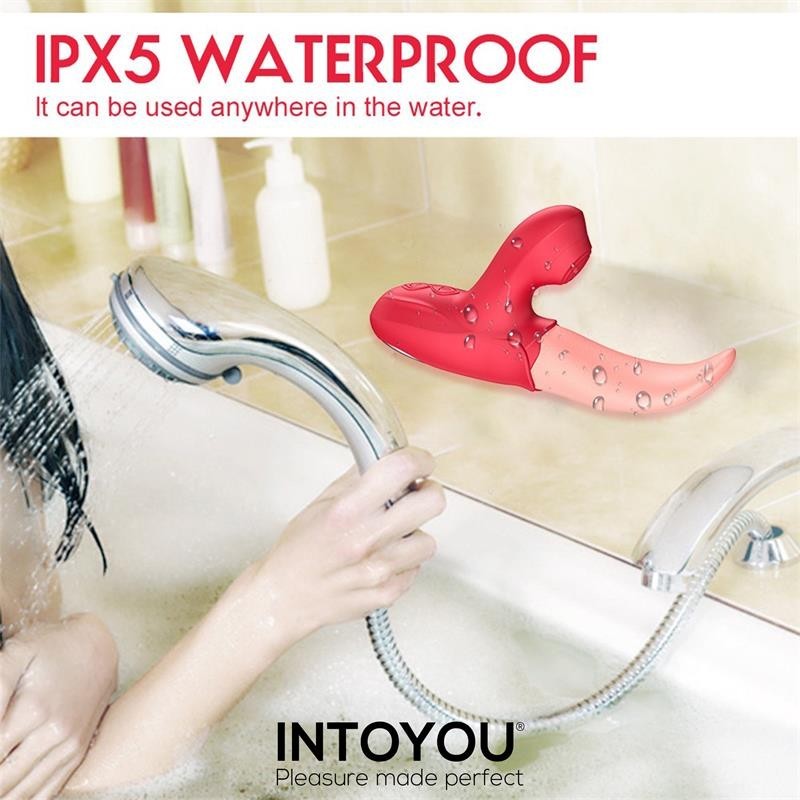 Stimulateur Double avec Langue et Pulsation