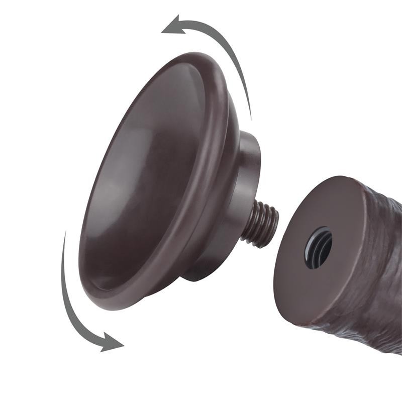 Gode Double Couche peau glissante 8