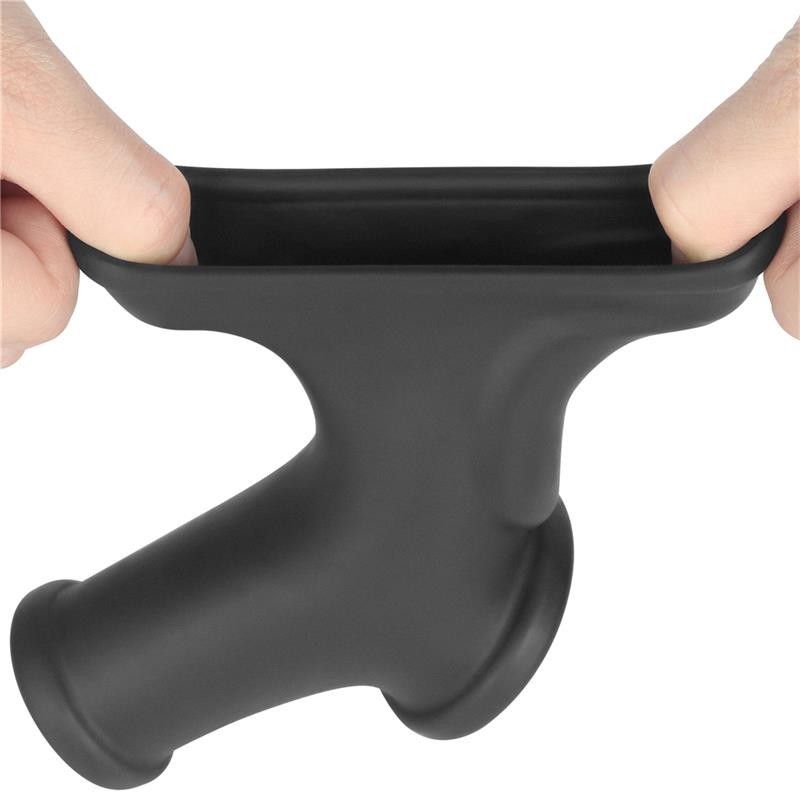 Anneau vibrant pour pénis et anus Silk Knights