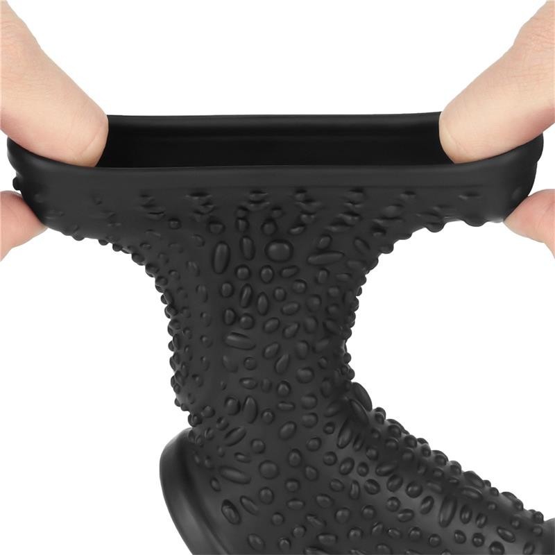 Anneau vibrant pour pénis et anus Drip Knights