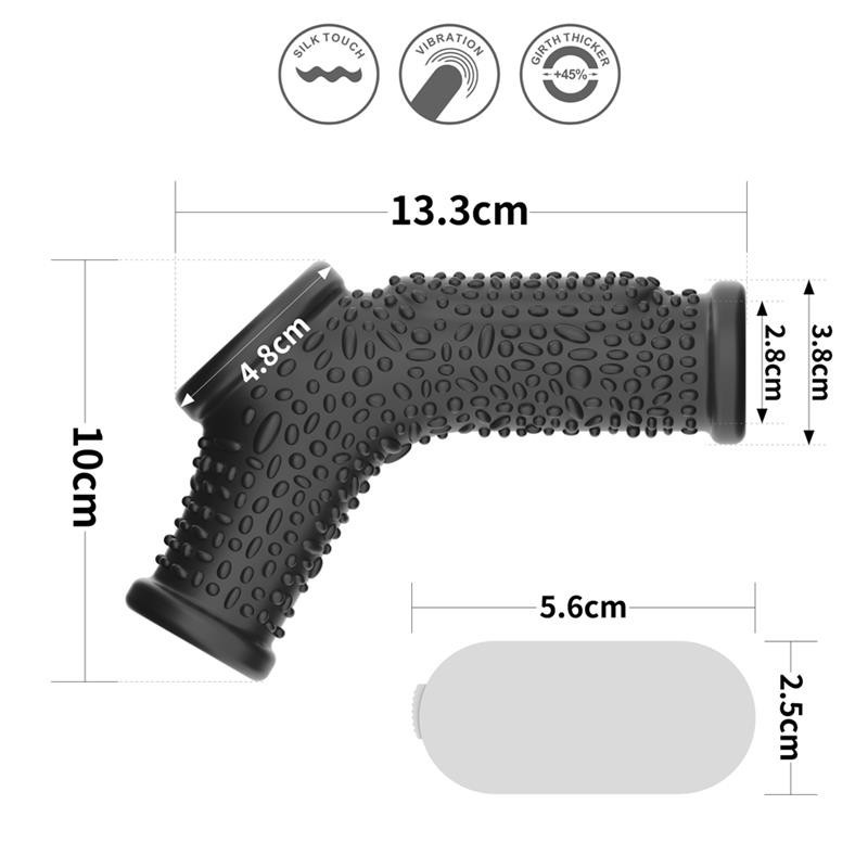 Anneau vibrant pour pénis et anus Drip Knights