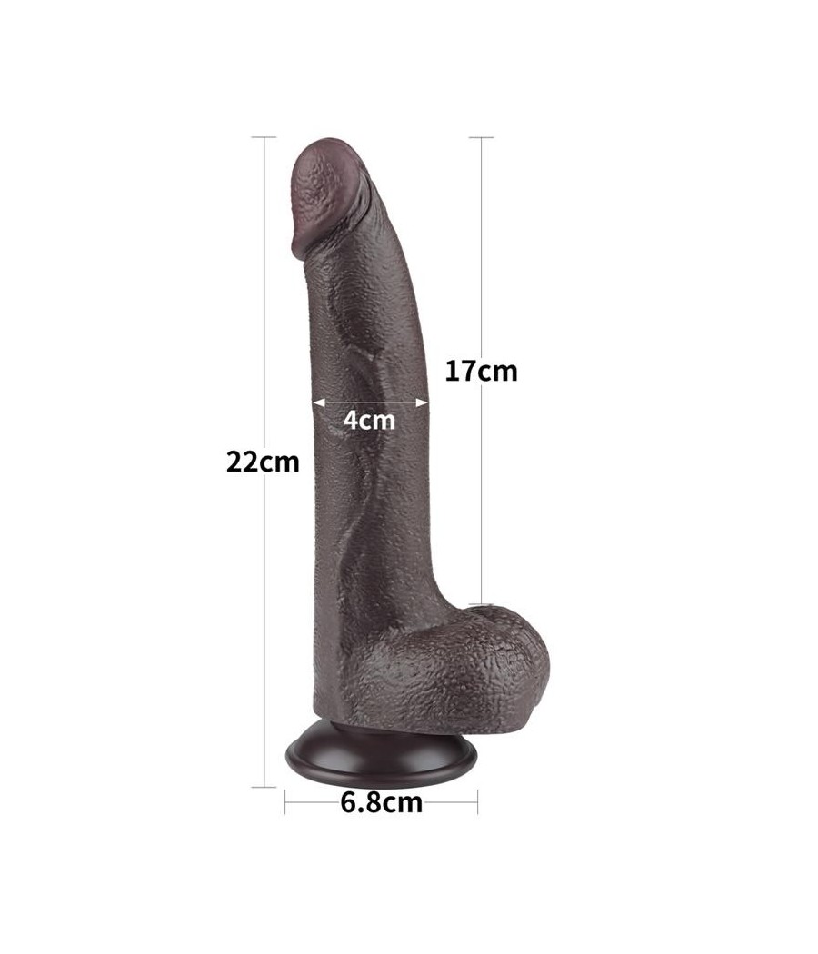Gode Double Couche peau glissante 8.5