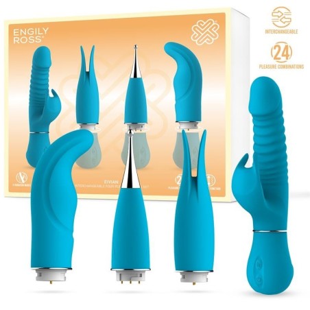 Eivian Set 4 pieces interchangeables Vibration et Poussée