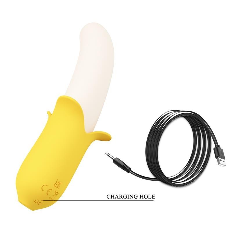 vibromasseur banane Geek avec port USB