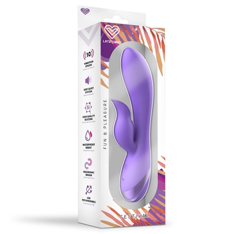 vibromasseur Engar USB Violet