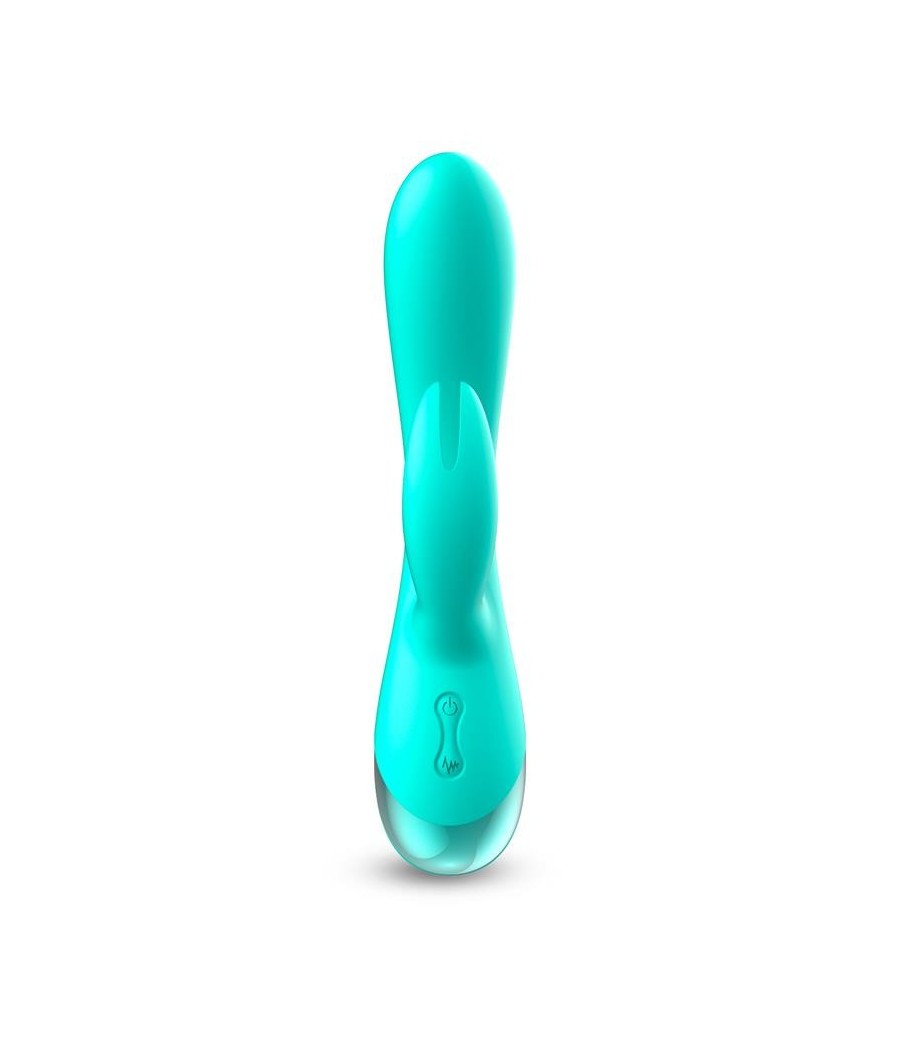 Pertes vibromasseur Rabbit USB Celeste