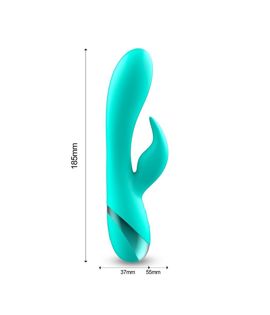 Pertes vibromasseur Rabbit USB Celeste