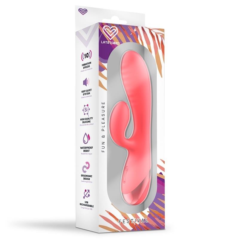 vibromasseur Almor USB Rose