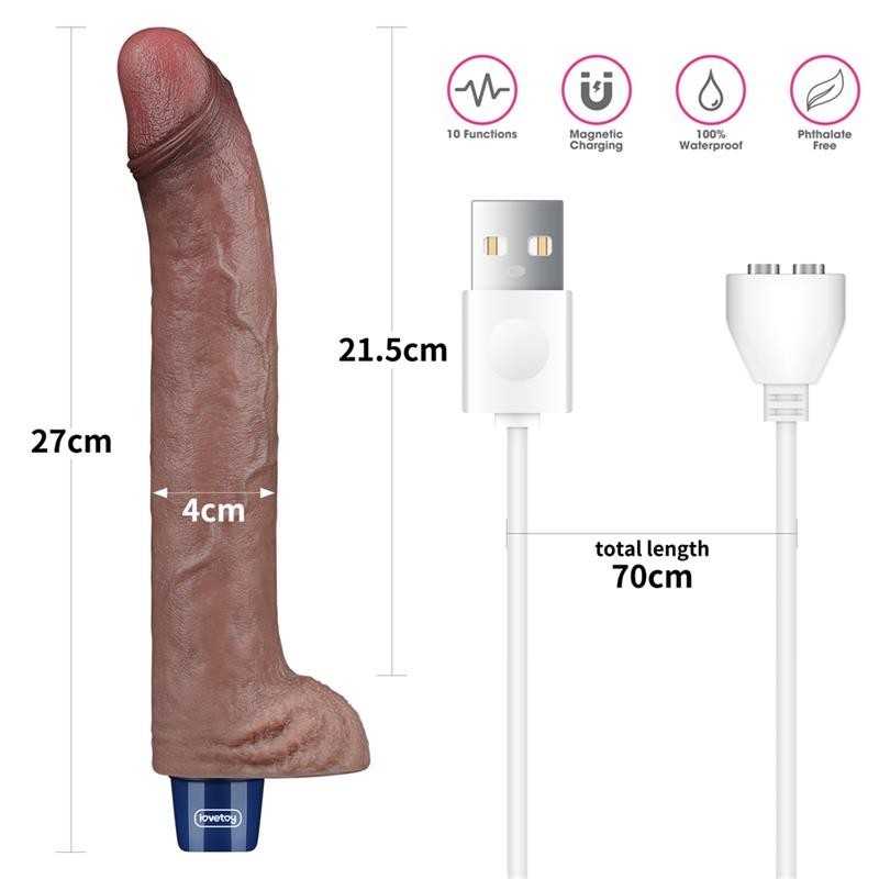 vibromasseur réaliste 11 USB