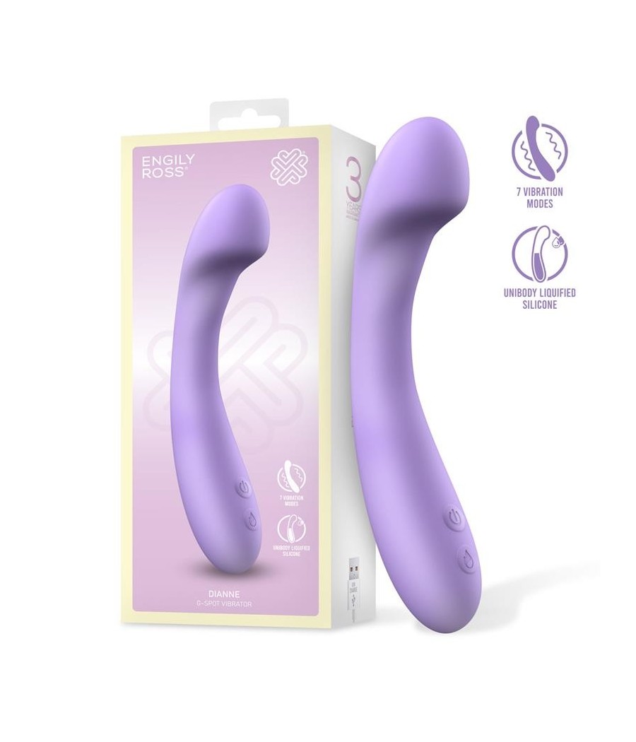 Dianne Vibromasseur silicone Liquide Unibody point G Flexible USB
