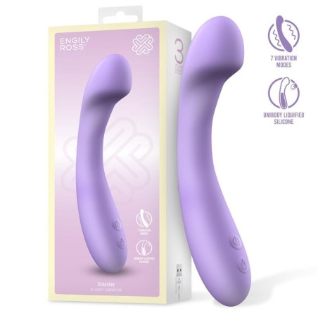 Dianne Vibromasseur silicone Liquide Unibody point G Flexible USB