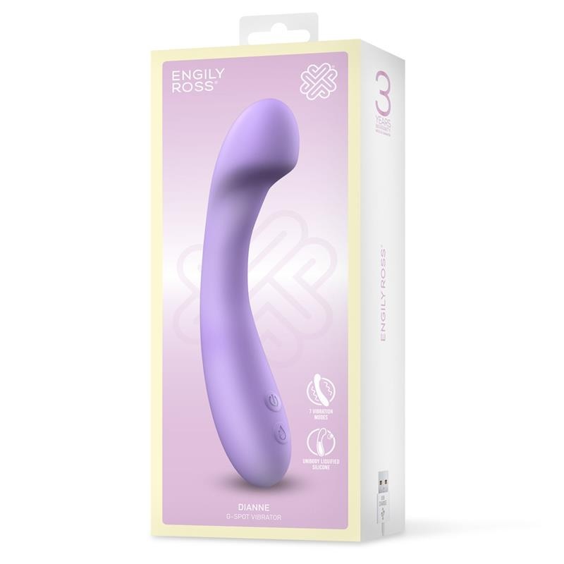 Dianne Vibromasseur silicone Liquide Unibody point G Flexible USB