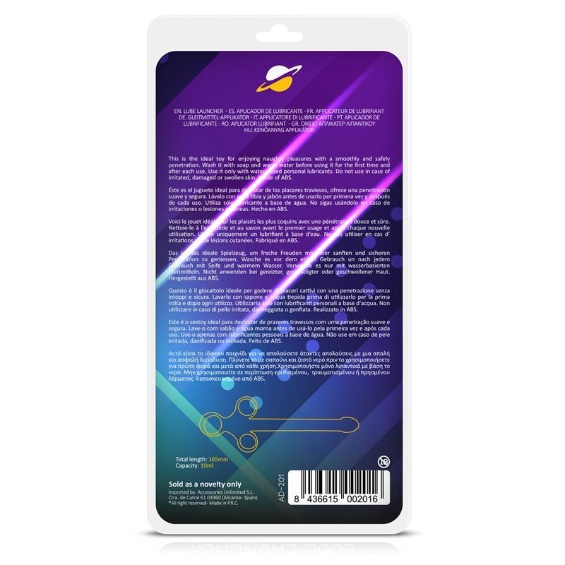 Applicateur Anal de Lubrifiant 10 ml