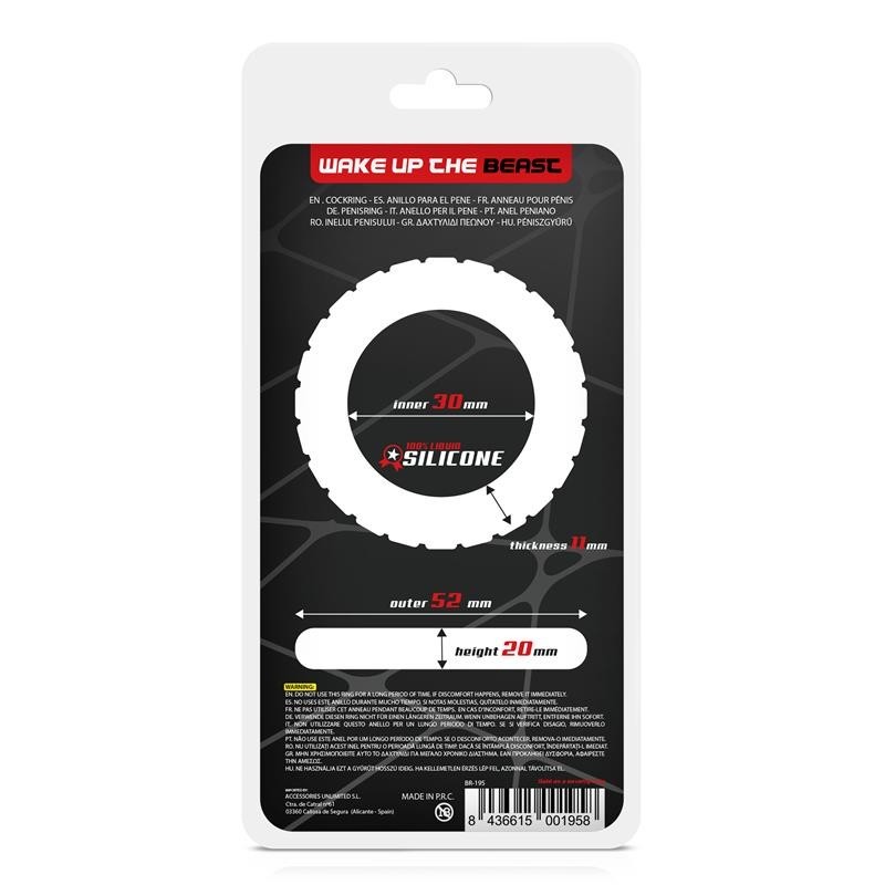 Anneau à pénis Turbine silicone Liquide 30 mm