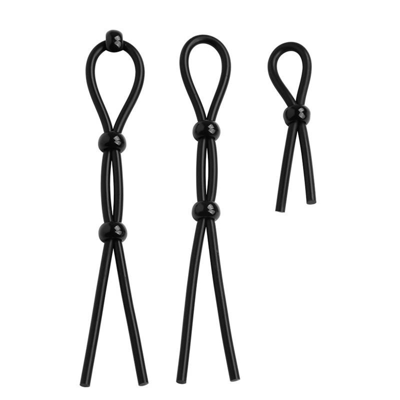 Ensemble de 7 anneaux à pénis silicone solide