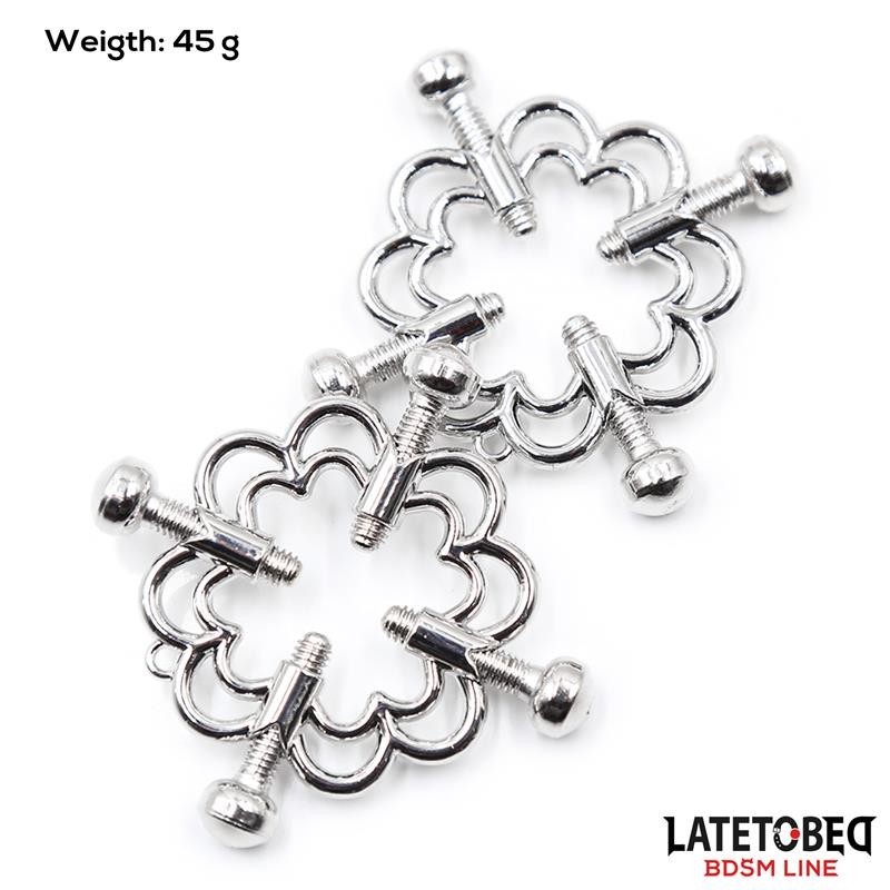 pinces en metal pour mamelons réglables