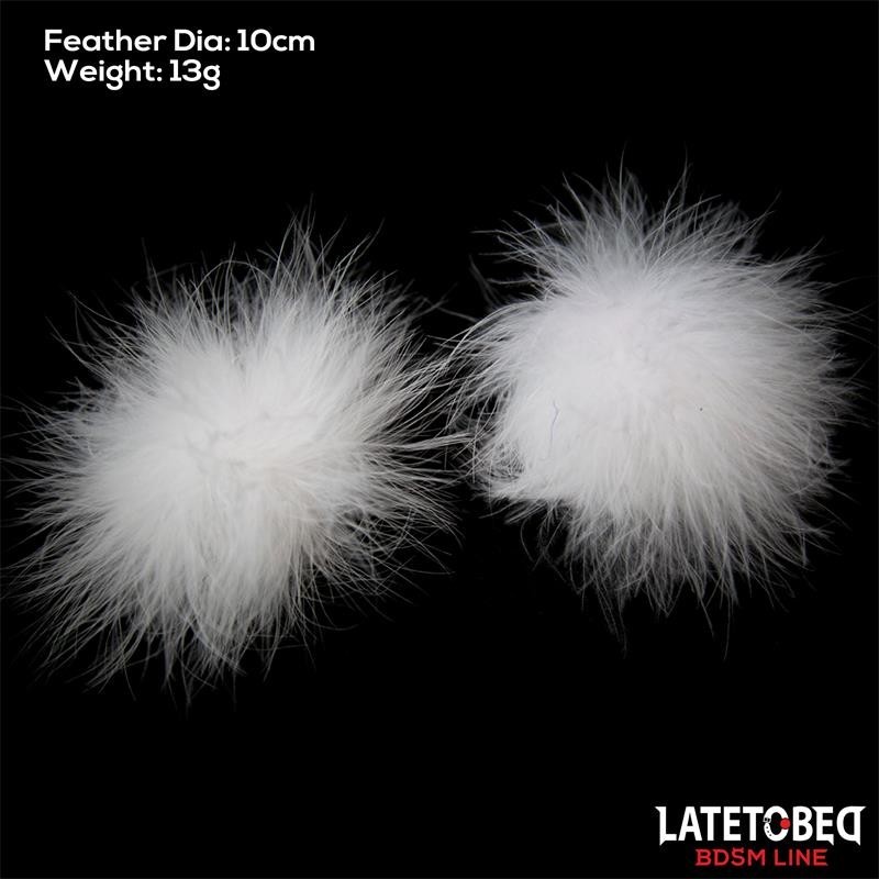 nipples Autoadhésives avec franges