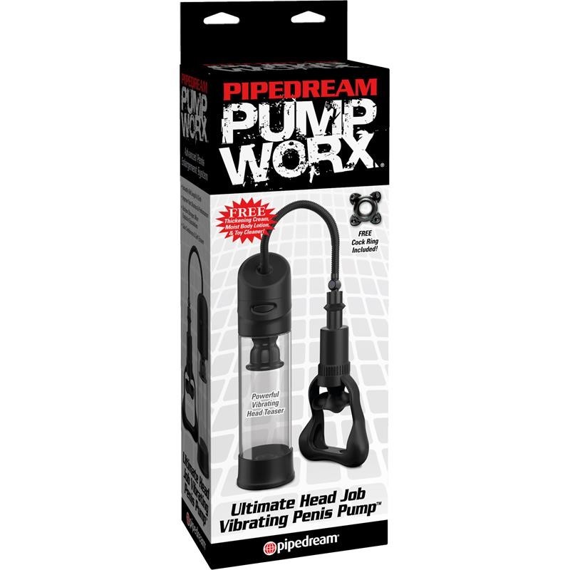 Pump Worx Succioandor Vibromasseur Ultimate Head Job Couleur Noir