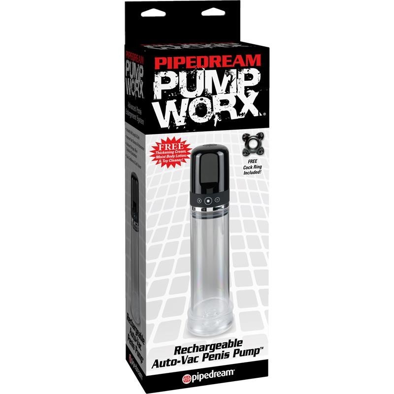 Pompe Worx suceur Rechargeable Auto-Vac Couleur noir
