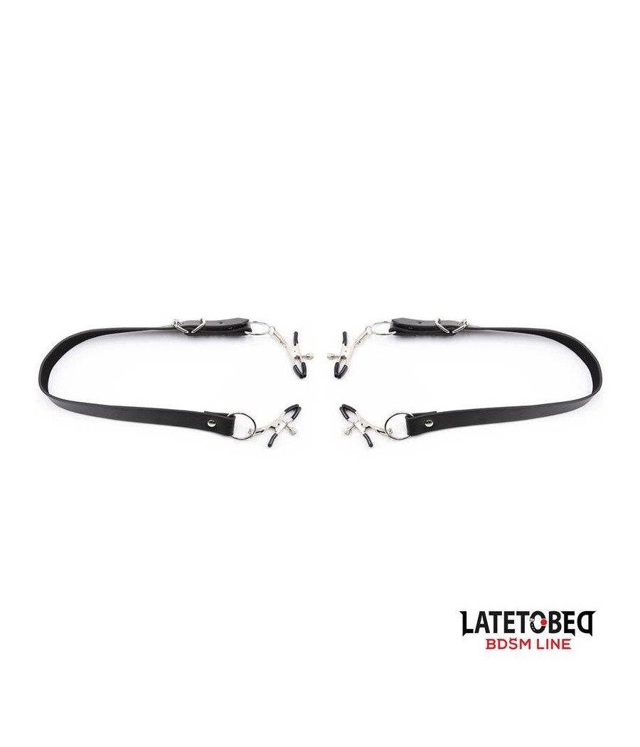 laisses de Bondage pour jambes avec pinces pour Clitoris