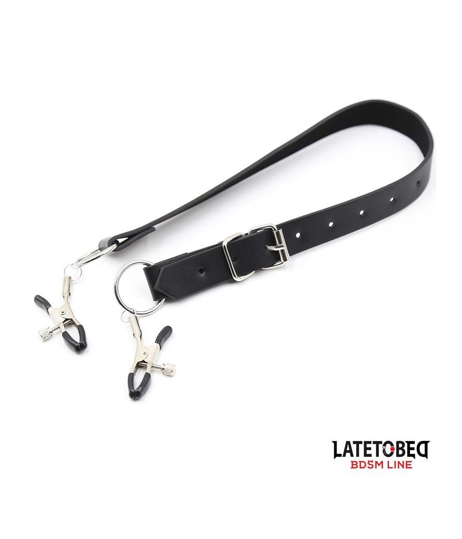 laisses de Bondage pour jambes avec pinces pour Clitoris