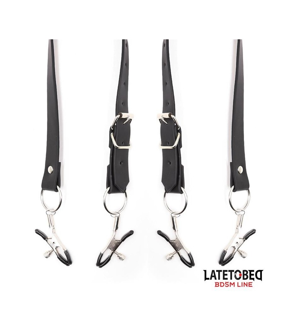 laisses de Bondage pour jambes avec pinces pour Clitoris