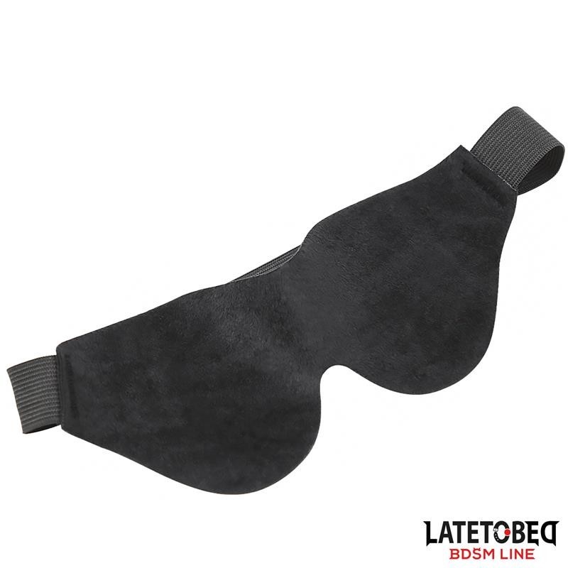 ensemble restrictions 3 pieces masque, menottes poignées et cheville réglables