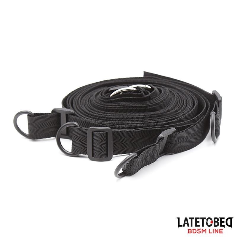 Restrictions de lit avec masque menottes réglables et amovibles