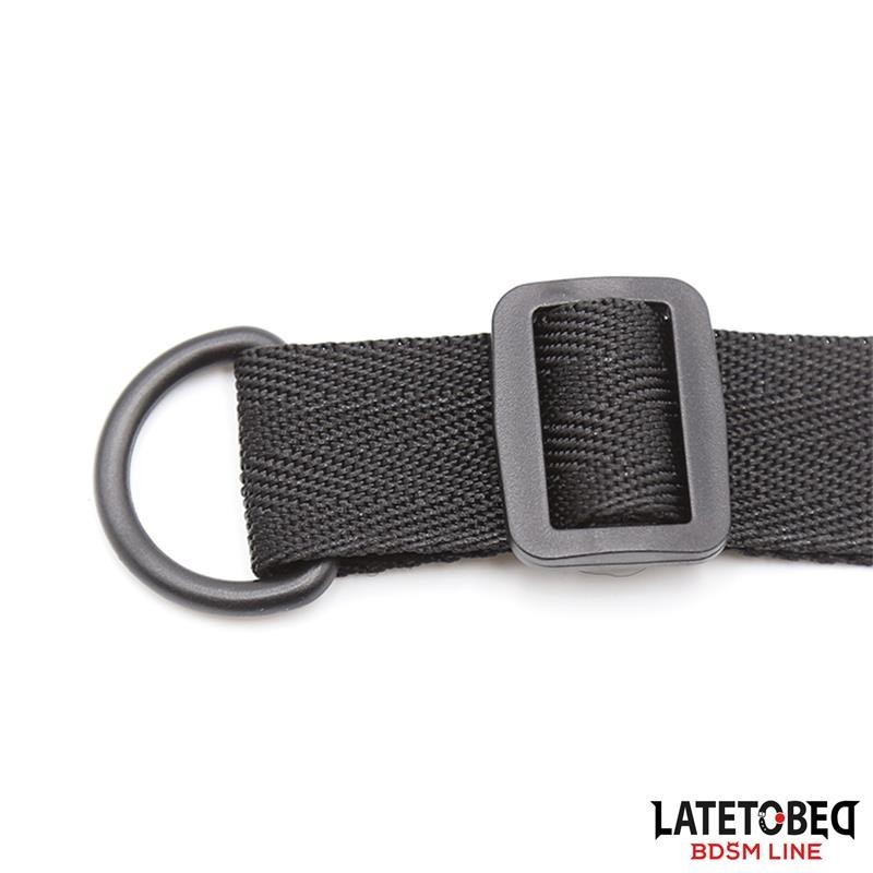 Restrictions de lit avec masque menottes réglables et amovibles