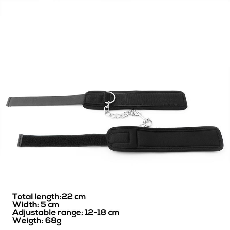 menottes en néoprène avec Velcro