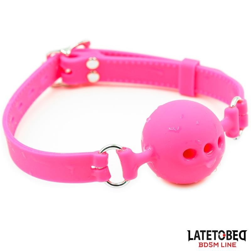 baillon boule silicone perforée S - 4 cm