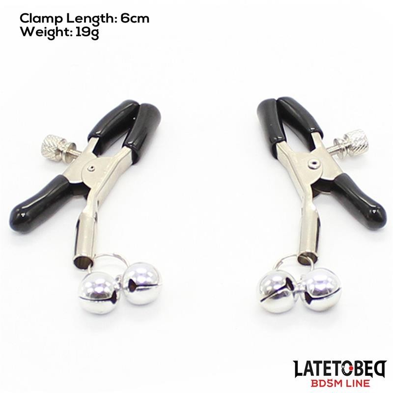 pinces à tétons avec clochettes