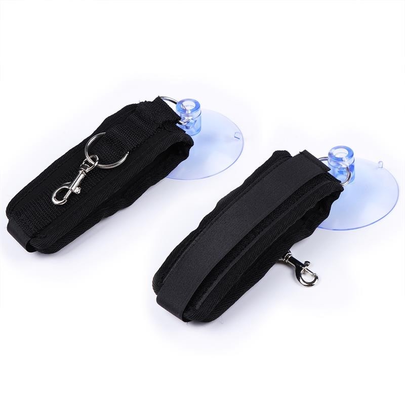 menottes pour cheville réglables avec ventouse