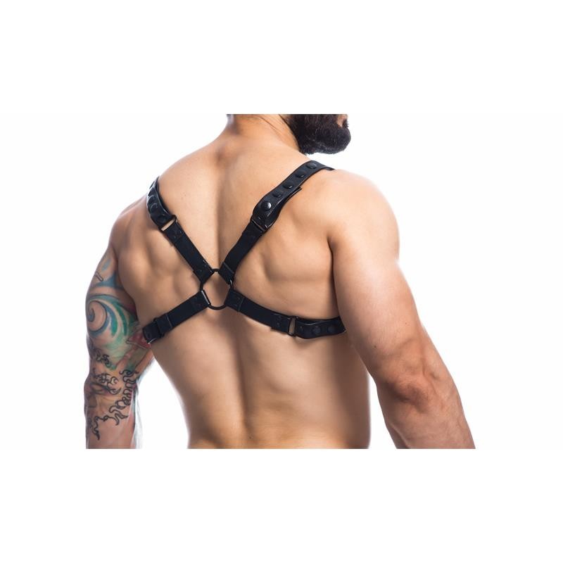 harnais Bondage de poitrine Party Noir reglable Taille Unique