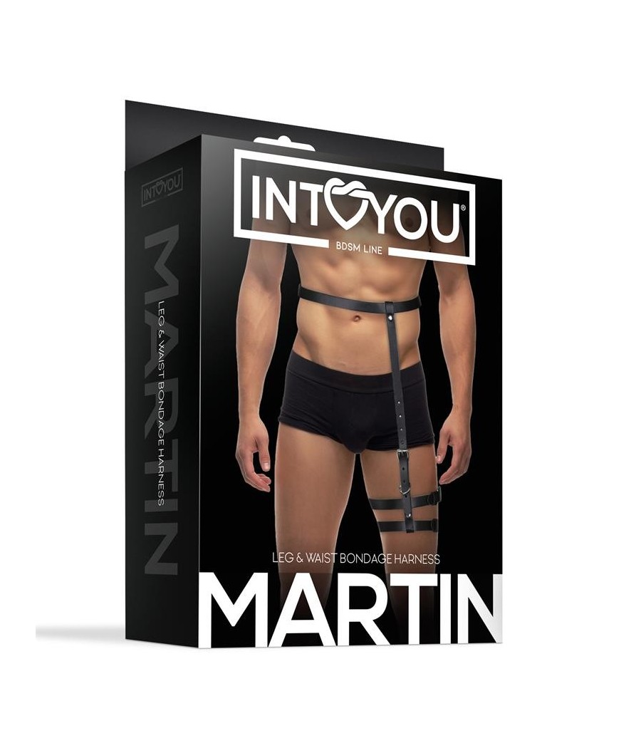 Martin harnais pour jambe et ceinture reglable