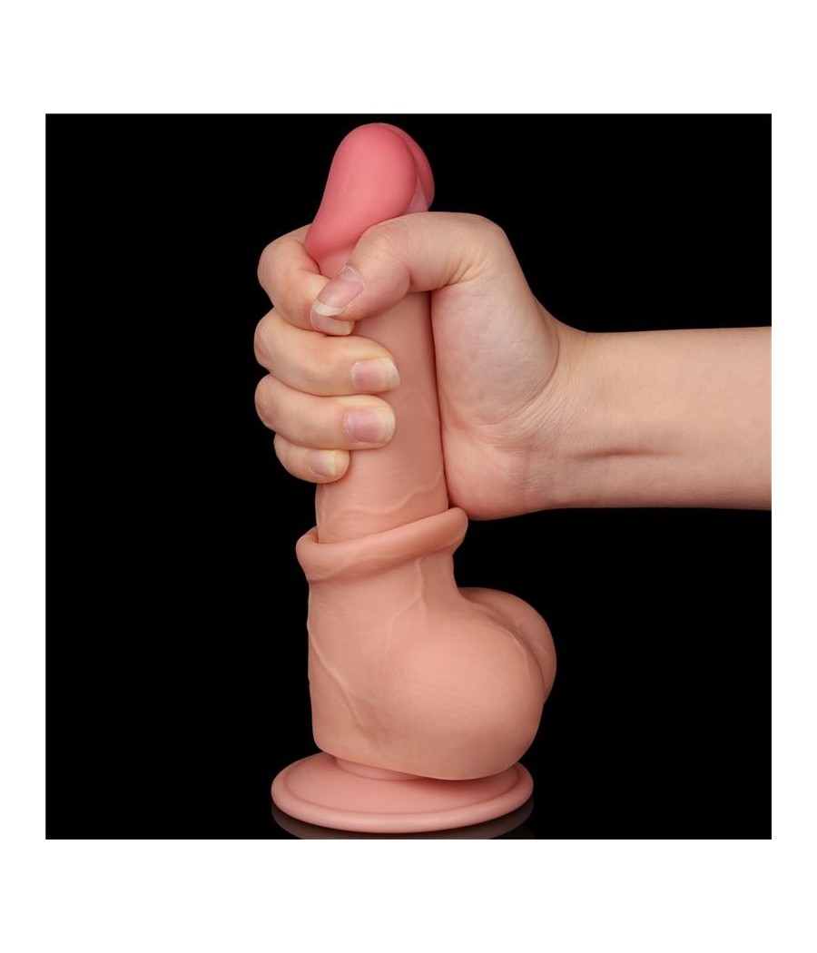 Gode Double Couche peau glissante 7.5