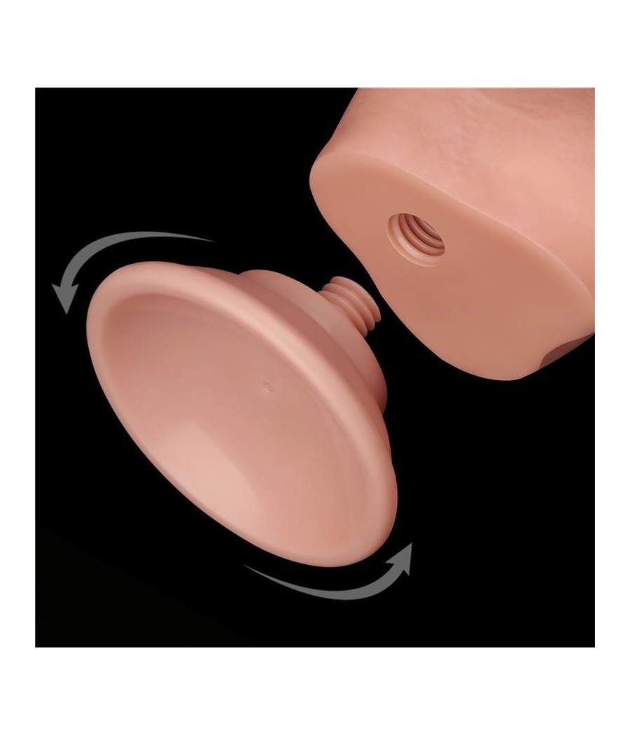 Gode Double Couche peau glissante 7.5