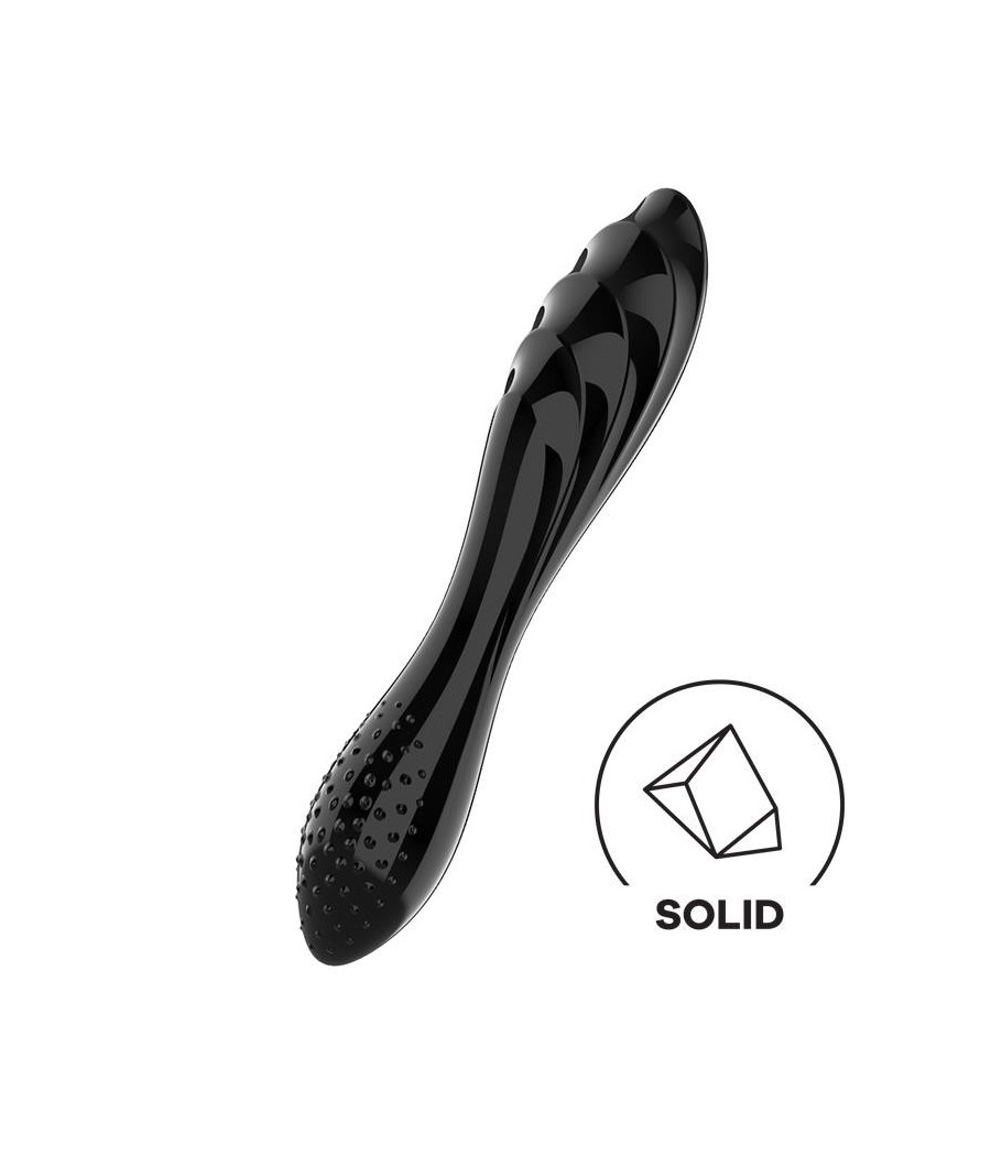 stimulateur en verre Dazzling 1 Noir chaud et froid