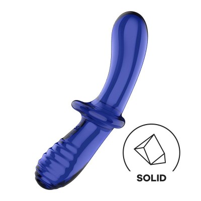 stimulateur en verre Double Bleu Chaud et Froid